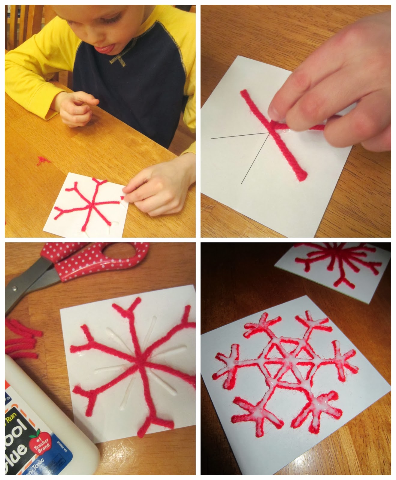 Relentlessly Fun, Deceptively Educational Snowflake Rubbings Art