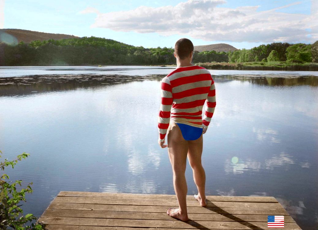 Speedo Musings Red, White, and Blue