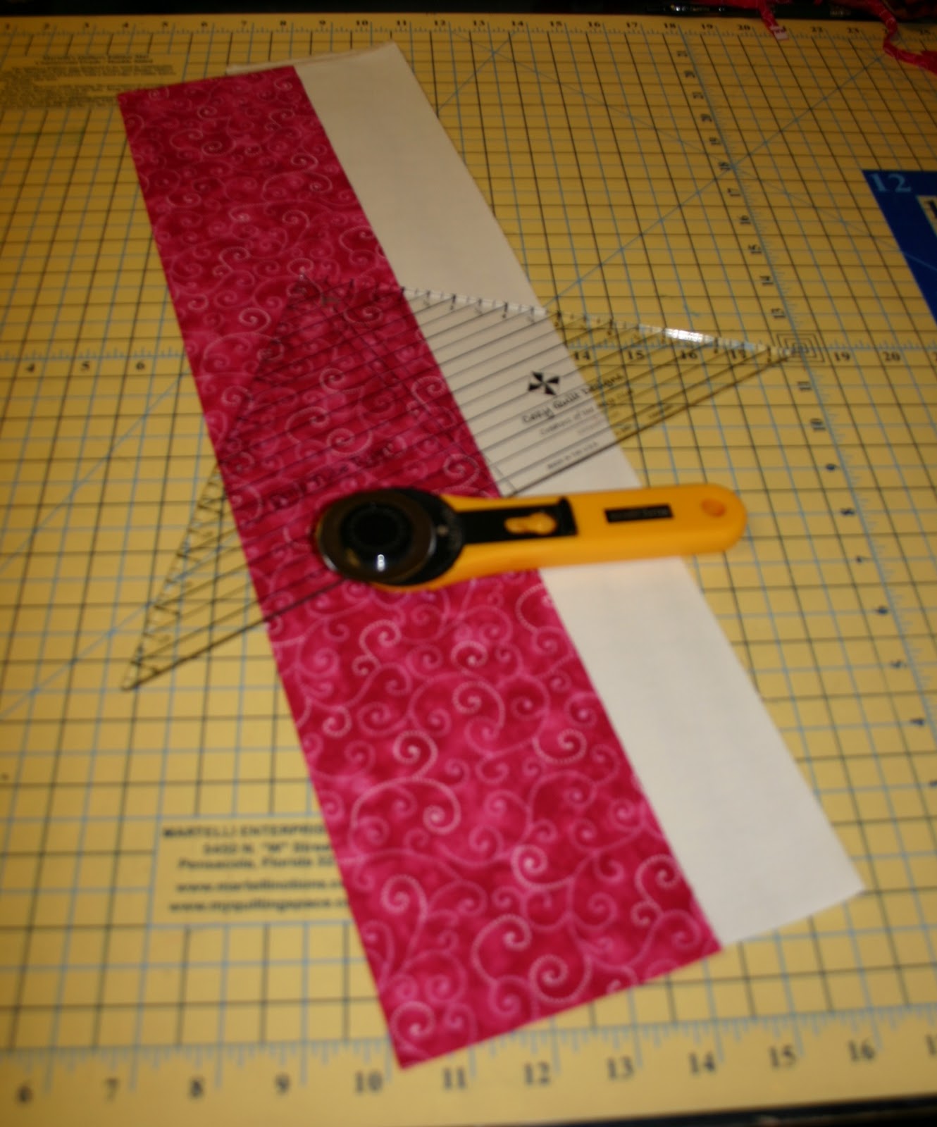 Half Square Traingles made with the Strip Tube Ruler - Orchid Owl Quilts