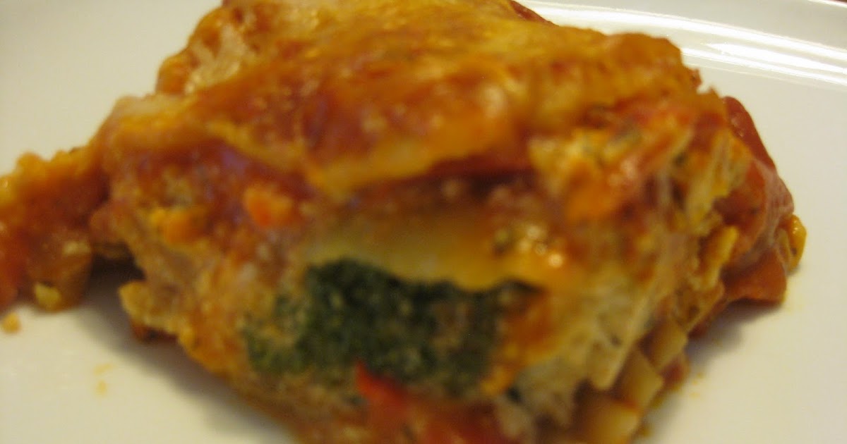 the frugal vegetarian Kate's Veggie Lasagna