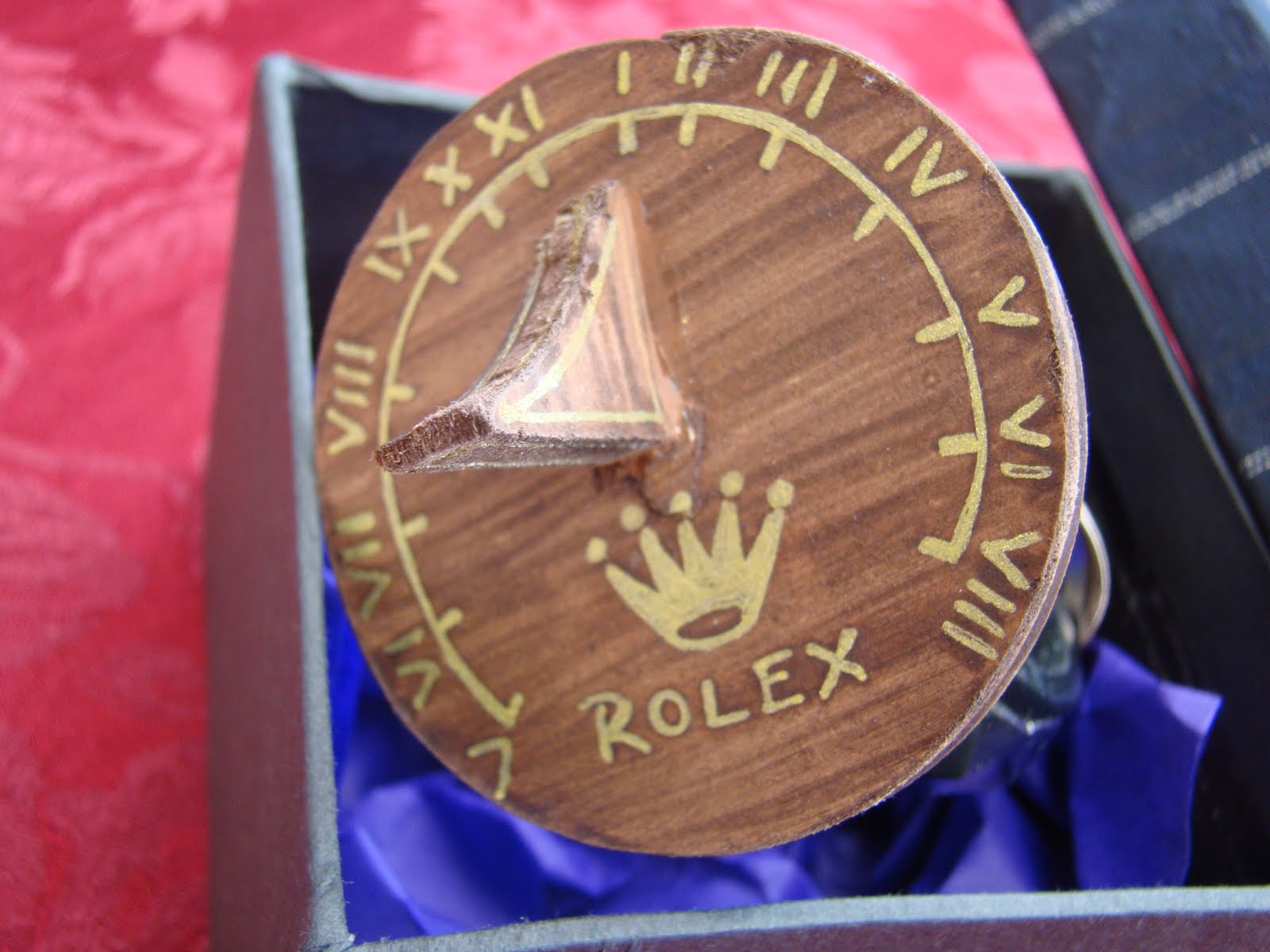 Busy Crafting... How to make a Medieval Wrist Watch (Joke Sundial Watch)