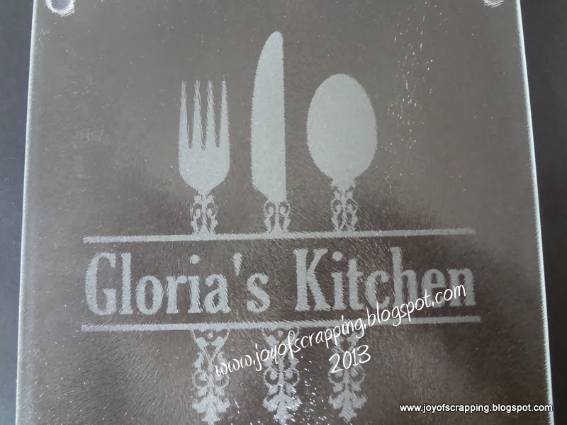 The Joy of Scrapping Glass etched cutting boards