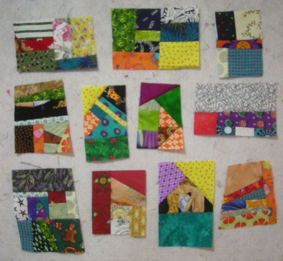 Eat, Sleep, Quilt Tutorial Fractured crumb blocks!
