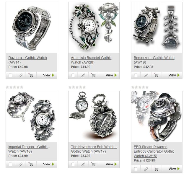 Holidays Gifts Ideas Men - Gothic Watches at OnlineGothic.co.uk