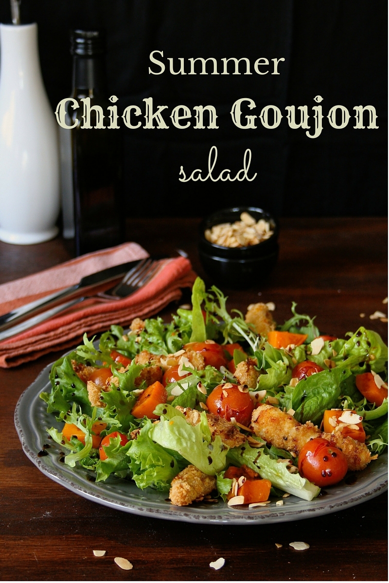 Cupcakes & Couscous Summer Chicken Goujon Salad
