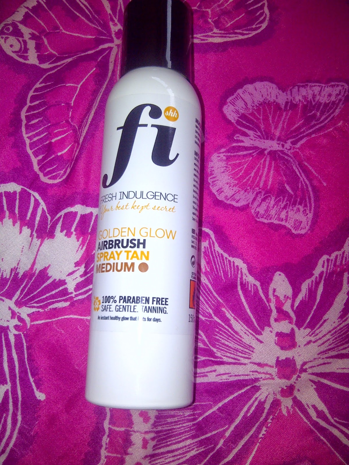 Sophia's Product Reviews Fresh Indulgence Golden Glow Airbrush Spray Tan