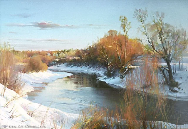 Roman Romanov 1966 | Russian Landscape painter