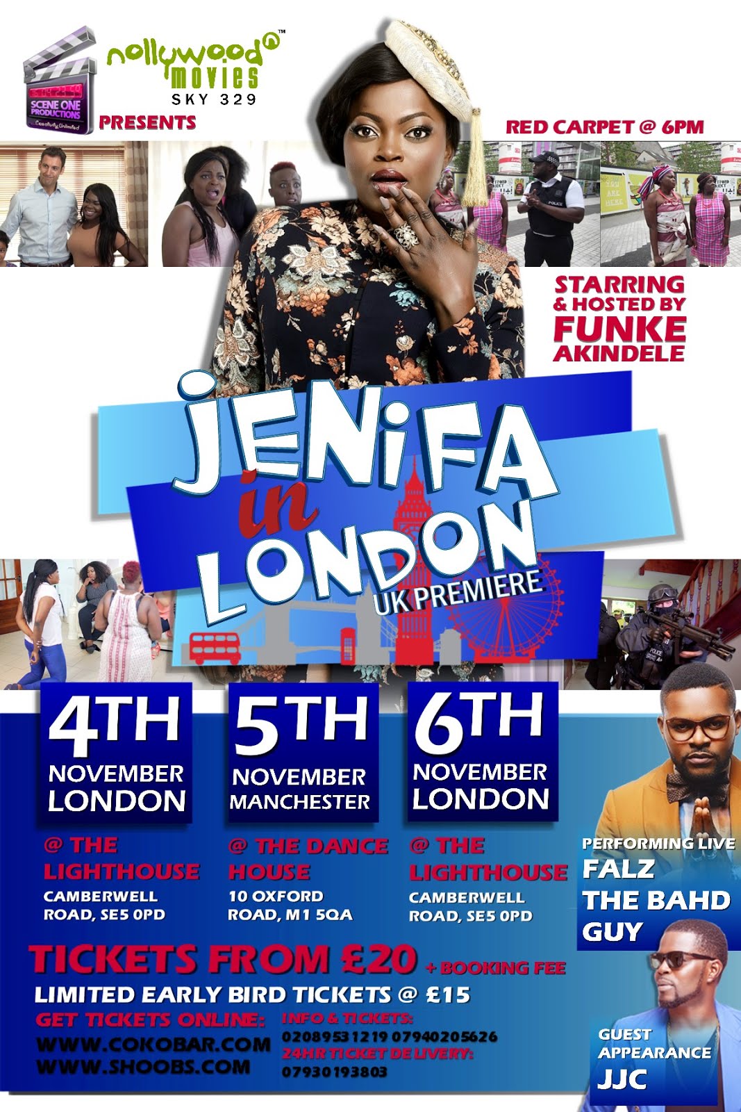 Fri/4-Sun/6/Nov: London Premiere of Funke Akindele Bello's JENIFER IN LONDON The Movie