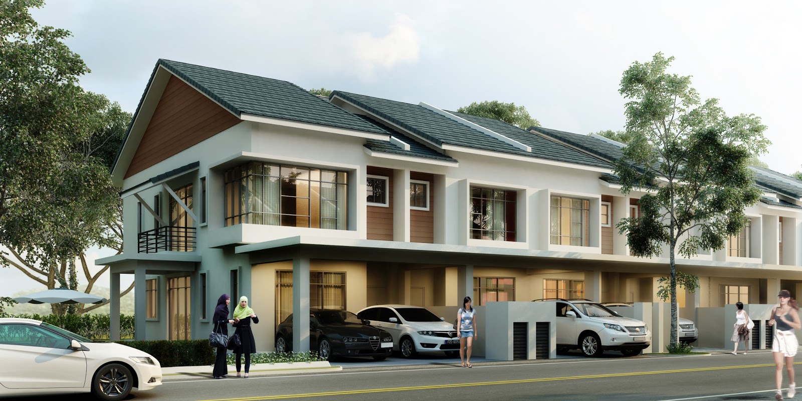 duo edge architecture design studio: TERRACE HOUSE ...