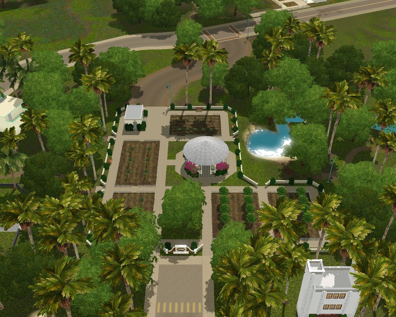 Summer's Little Sims 3 Garden Roaring Heights List of Community Lots