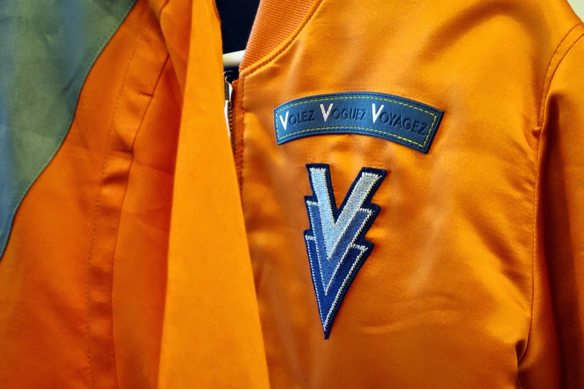 Louis Vuitton 2015 'Volez Voguez Voyagez' Reversible Ma-1 Bomber
