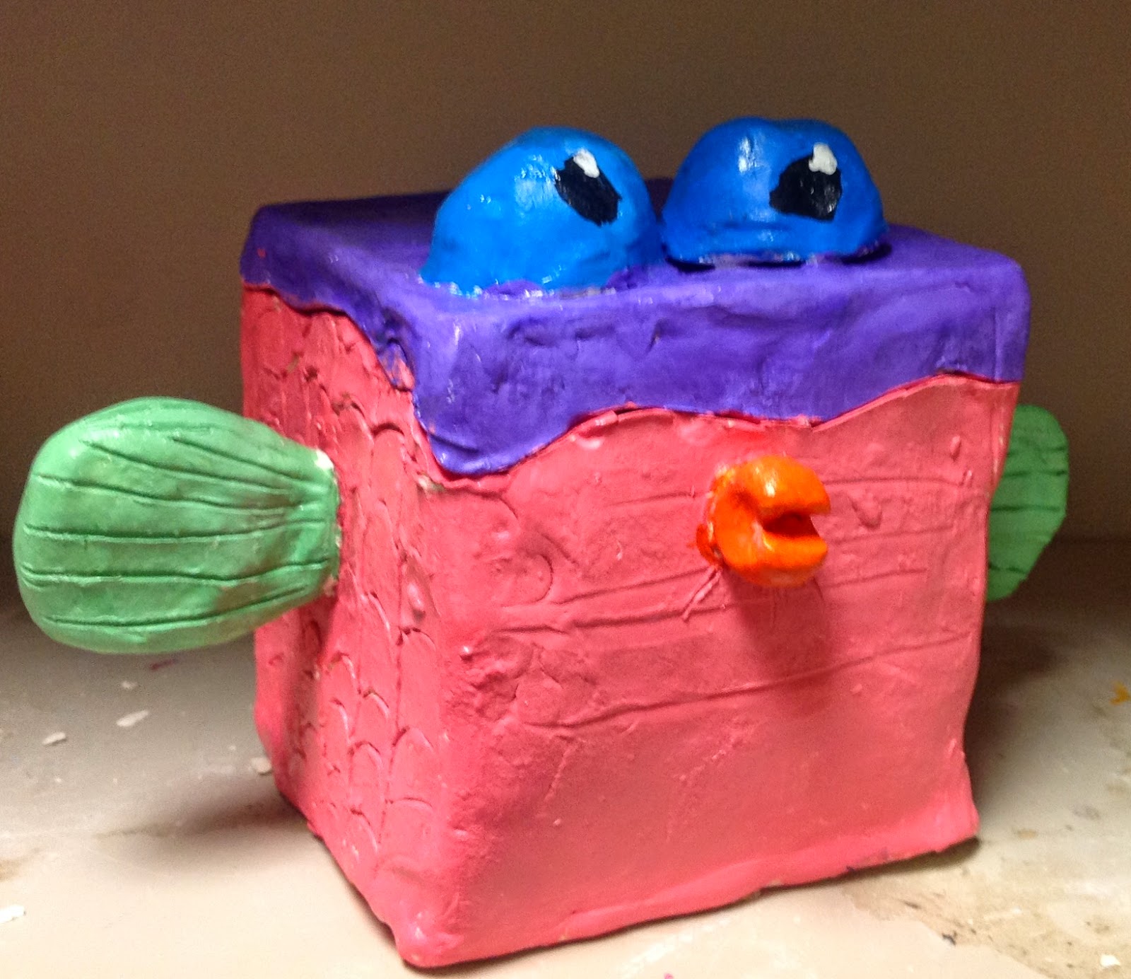 Miss Arty Pants Themed Clay Boxes