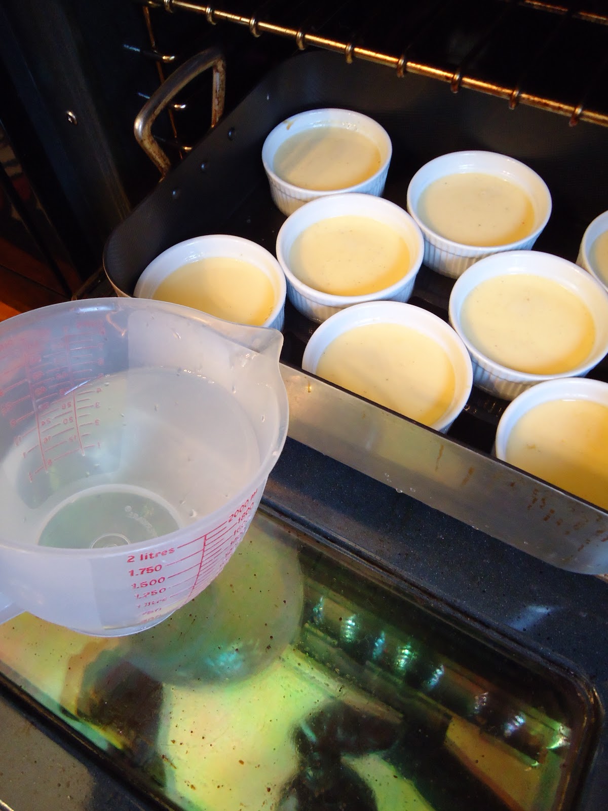 FIVE O'CLOCK FOOD Blood Orange Flan with Blood Orange Caramel