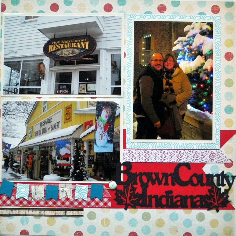 Random Memories Two Page Layout Brown County Indiana