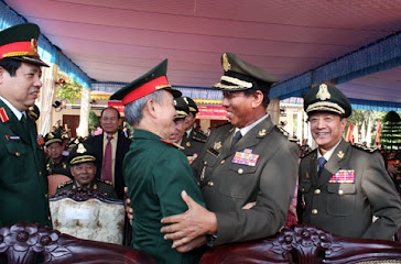Vietnamese Generals 33rd Celebration of Victory overthrown the Khmer Rouge.