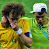 Em prantos, David Luiz lamenta: Queria ver meu povo sorrindo.