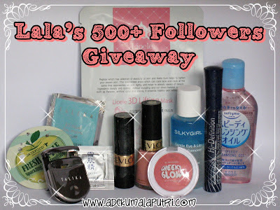 500+ followers giveaway