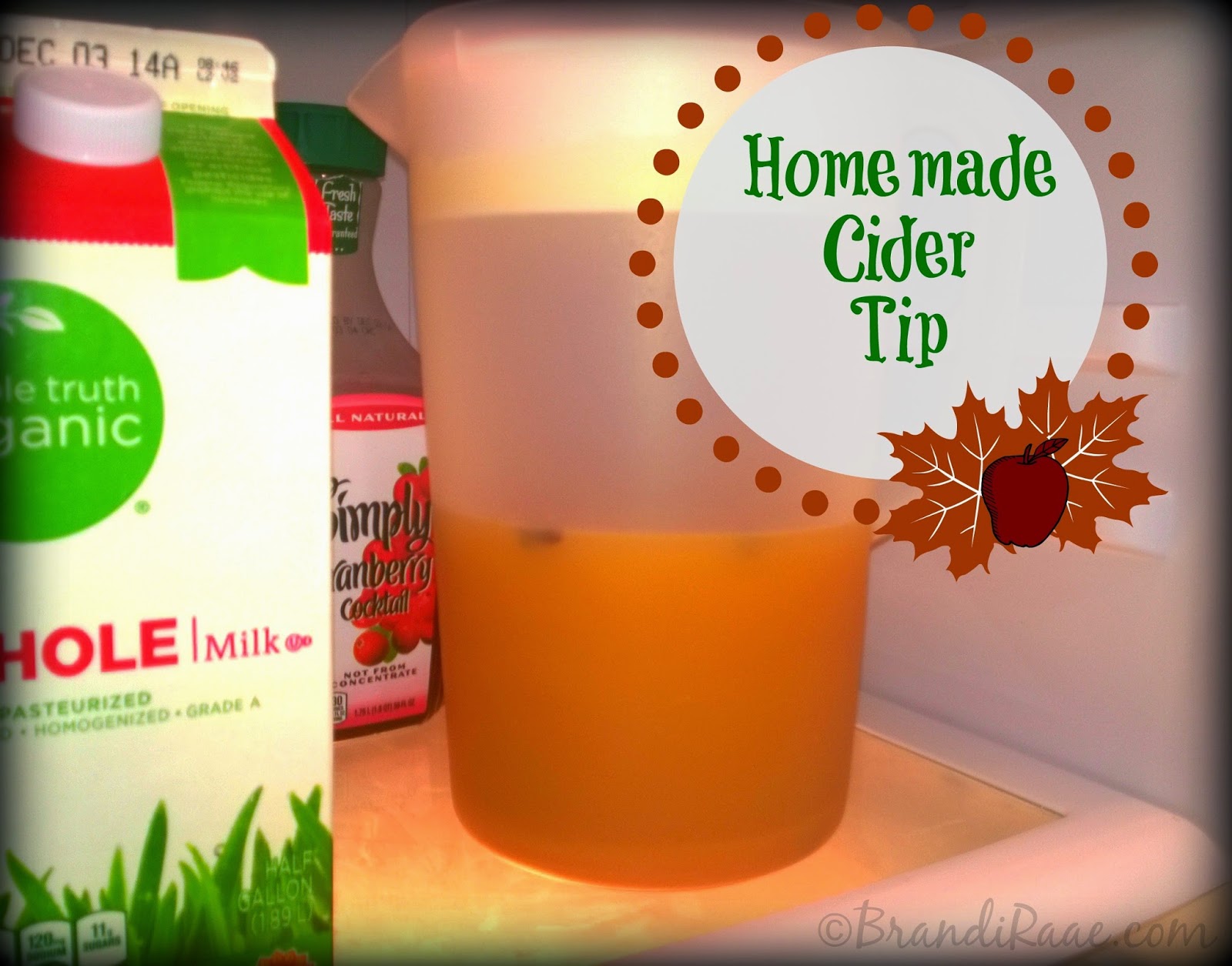 Brandi Raae Homemade Cider Tip