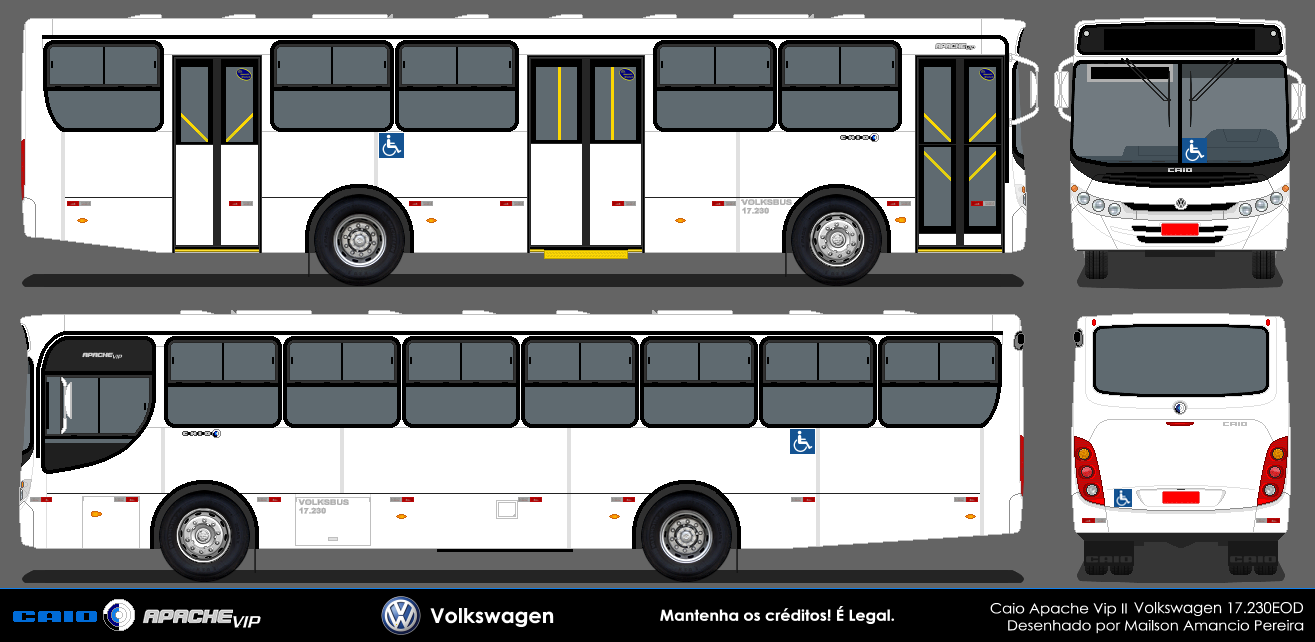 Caio Apache Vip II VW 17-230 EOD – Padrão Nova Geração (Fase 2