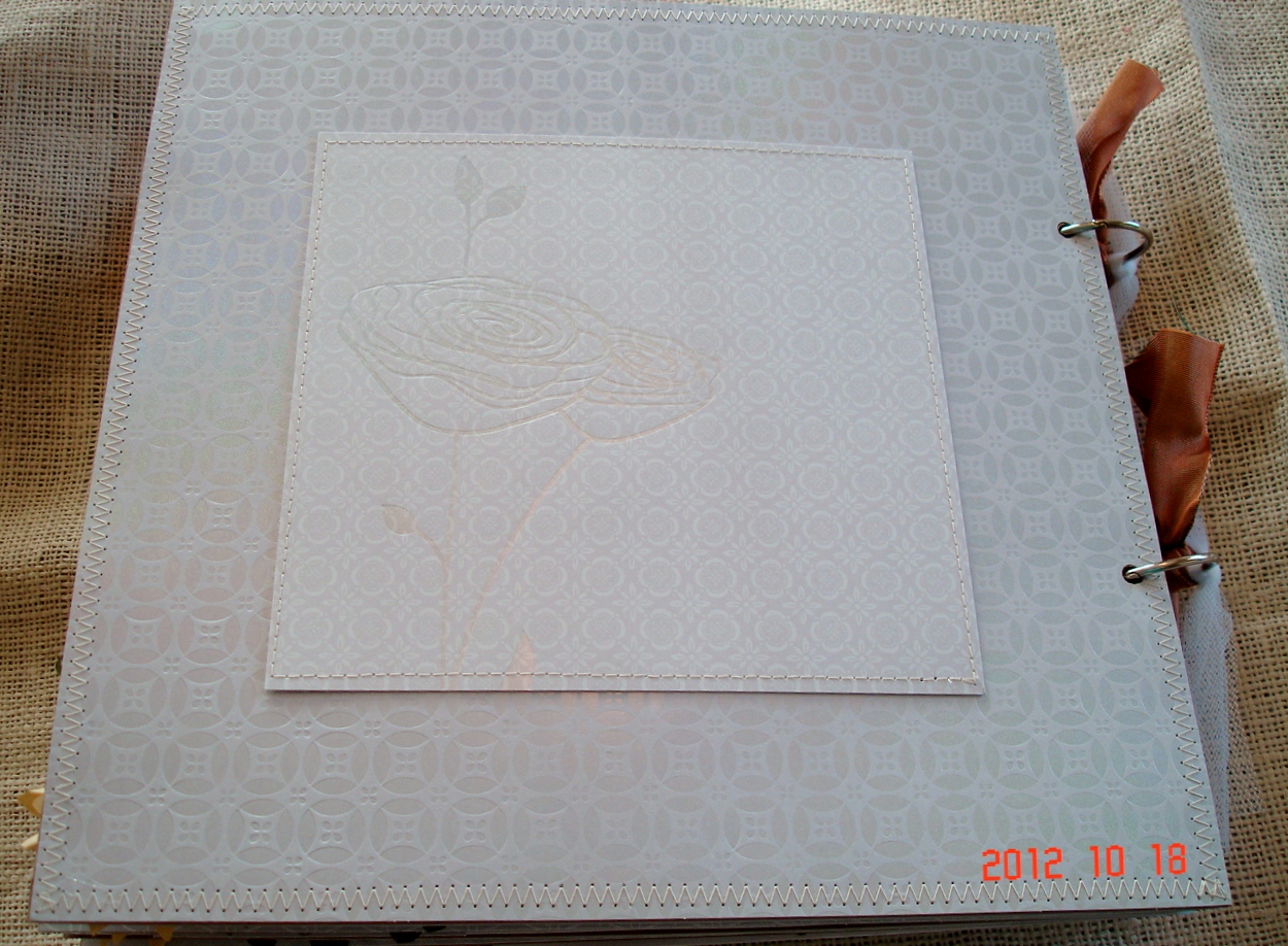Scrapbooking by Phyllis Premade 12x12 Chipboard Wedding album