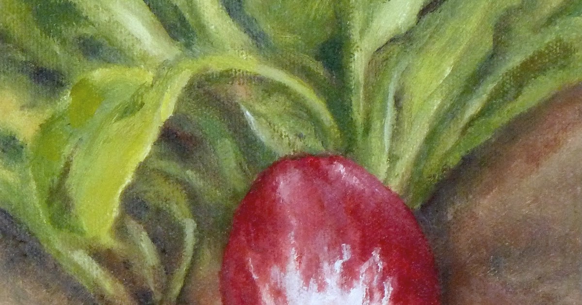 Daily Painting Projects Garden Radishes Oil Painting Still Life Art