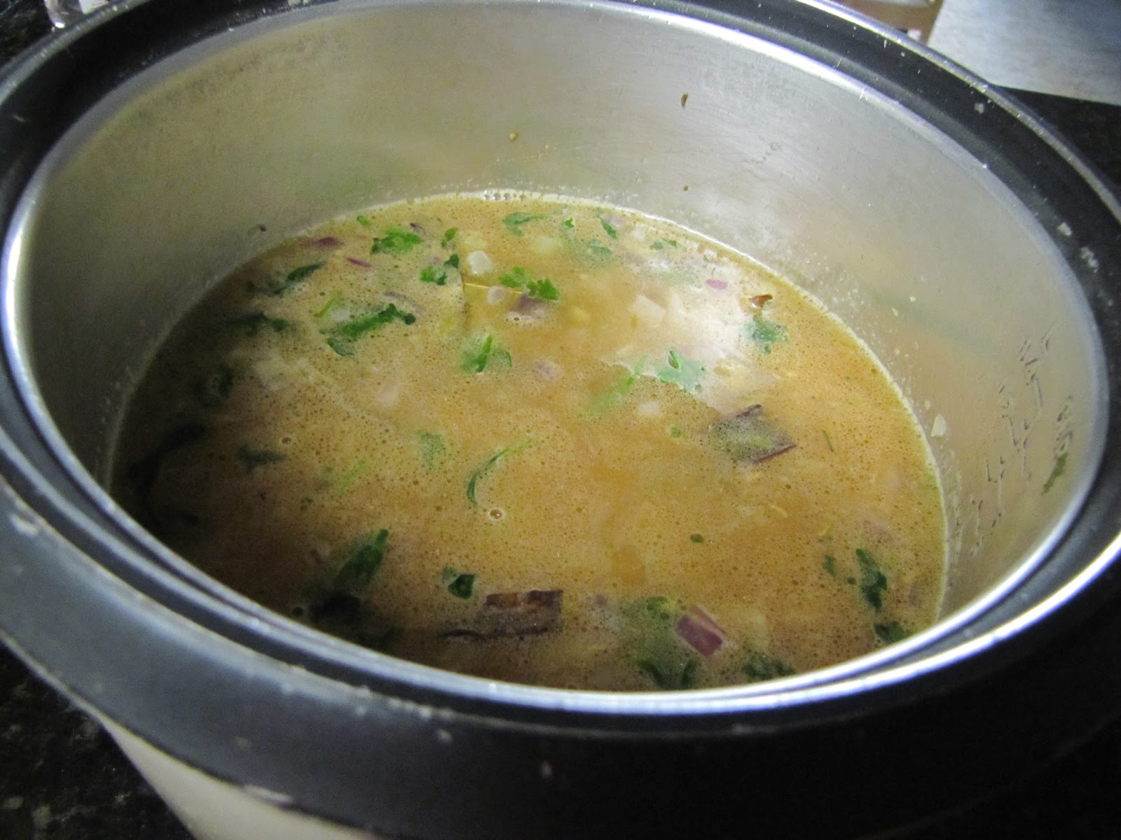 Egg Biryani in electric rice cooker Nithya's Nalabagam