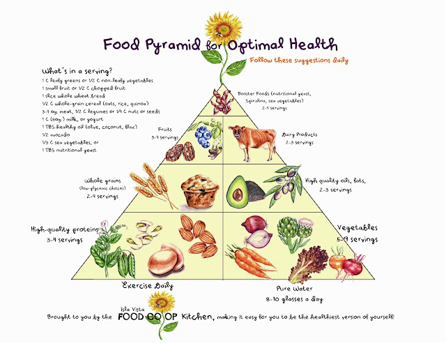 food pyramid outline
