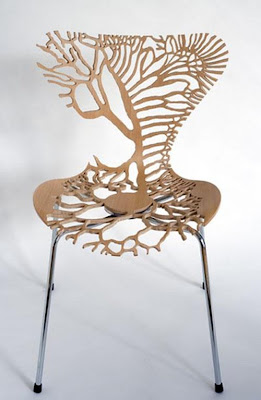 Silla de madera muy creativa