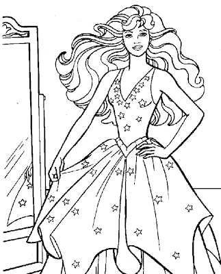 Barbie Coloring Pages | Learn To Coloring