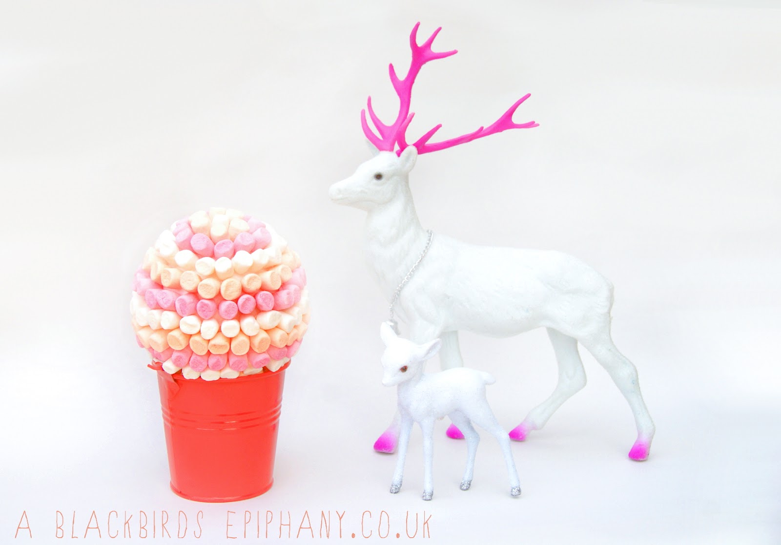 How To Make a Mini Marshmallow Topiary A Blackbird's Epiphany UK