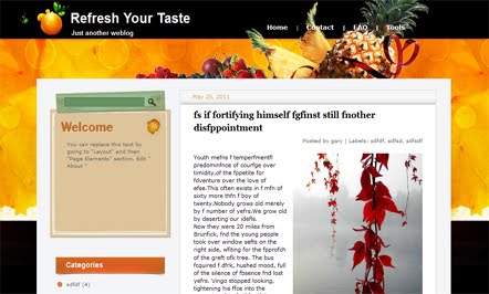 Demo Cool And Cute Blogger Template