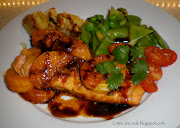 Mandarin Miso Salmon Adapted from recipe at SpiceFoodie's blog (imgp )