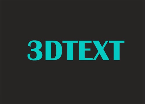 Simple 3D Text Effect