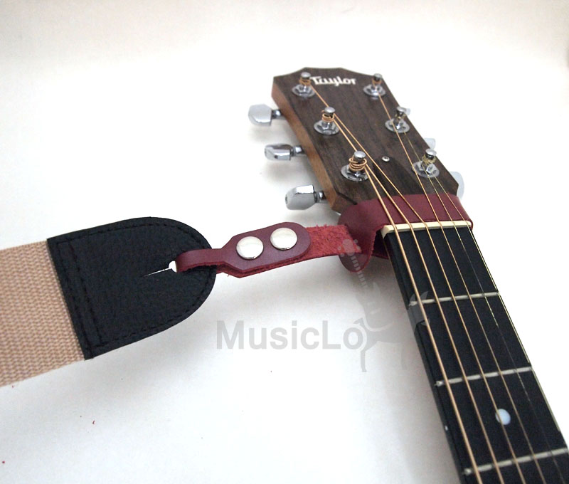 Acoustic Guitar Neck Adaptor Loop Strap Button RED eBay