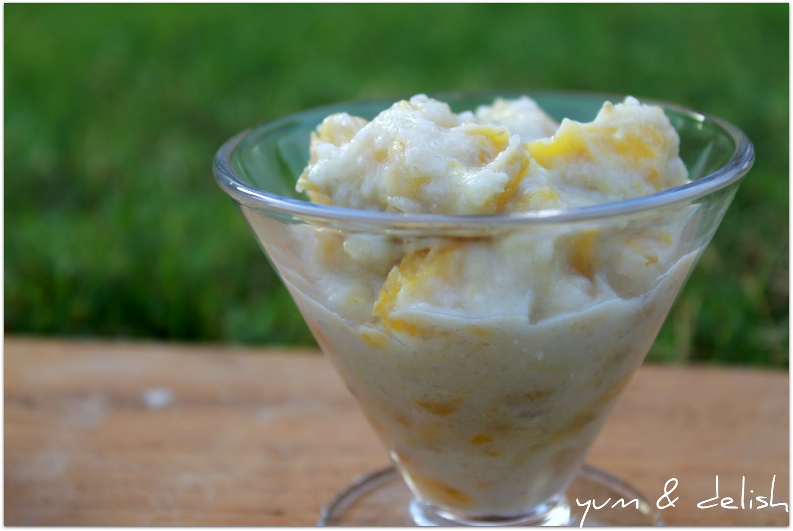 Yum & Delish Plantain and Coconut Milk Pudding