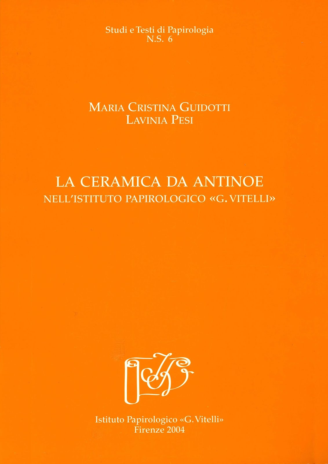 Edizione dei reperti ceramici da Antinoe