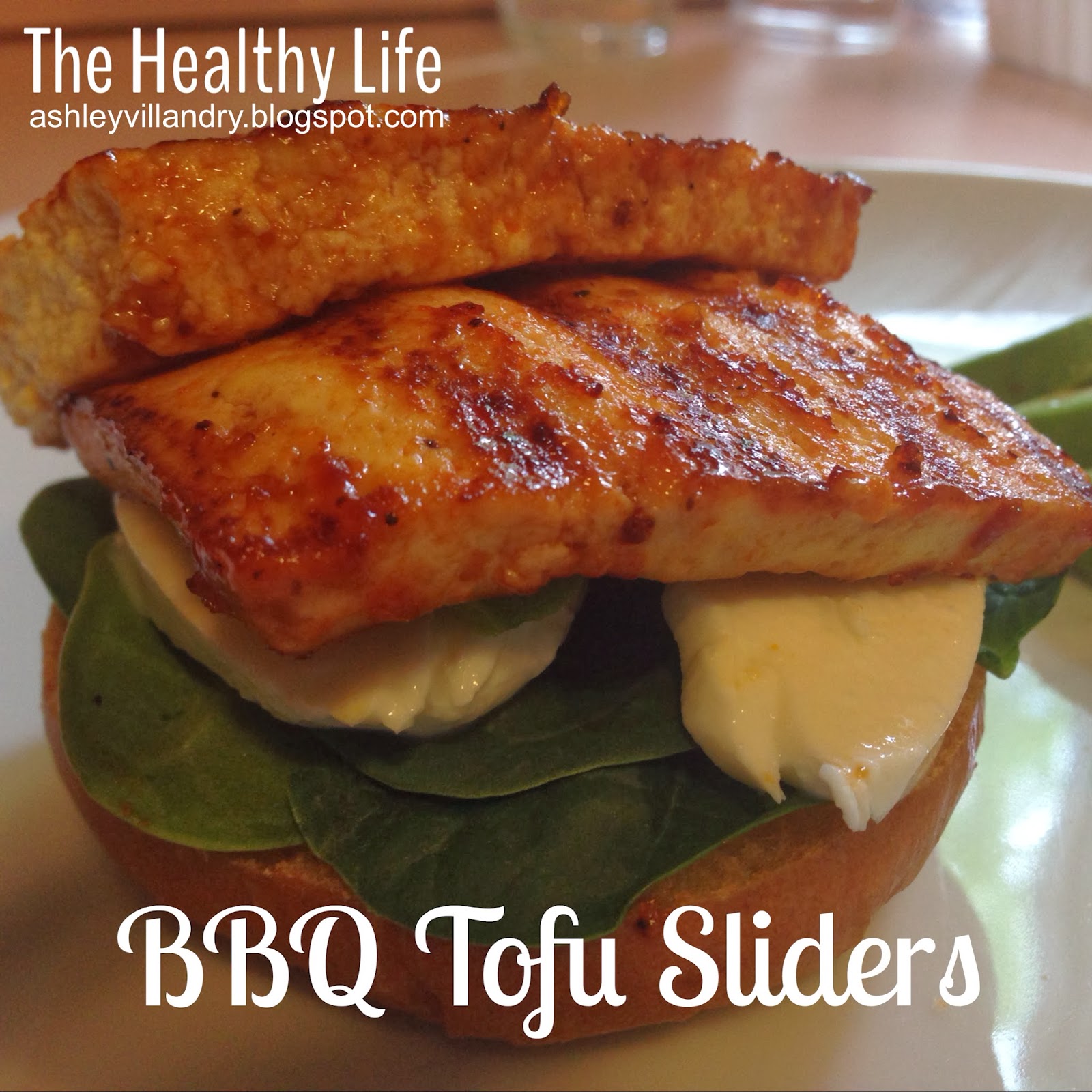 The Healthy Life BBQ Tofu Sliders!