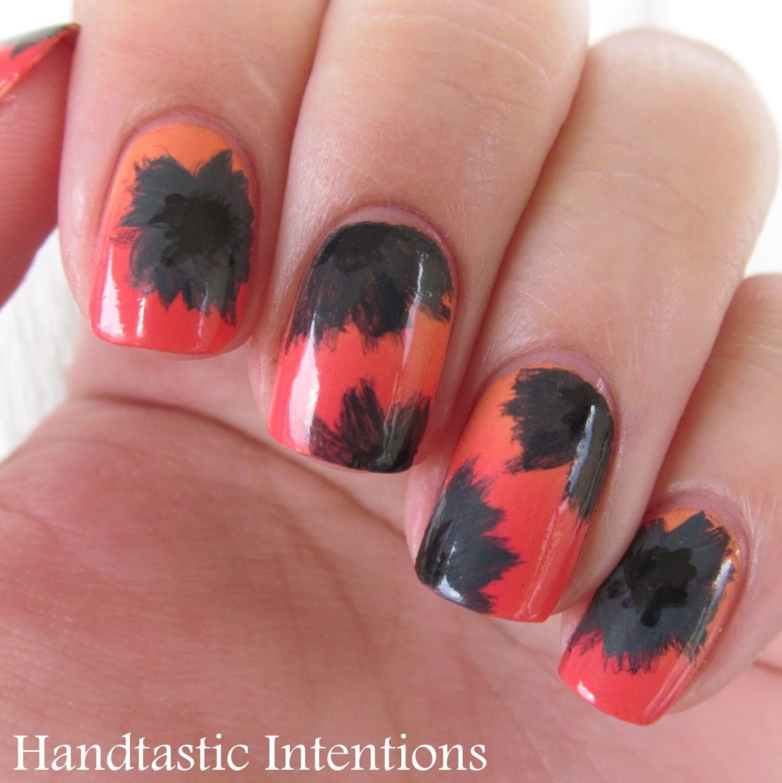 Handtastic Intentions Nail Art Memorial Day Poppies