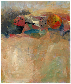 Abstract Landscape - Study B, 5" x 6", by Chelsea Weiss of www.ChelseaSparks.com