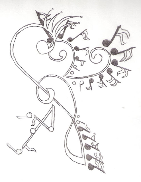 Hannikate Real Music Notes Tattoos