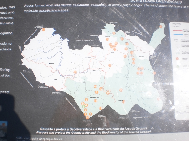 mapa da serra da Freita