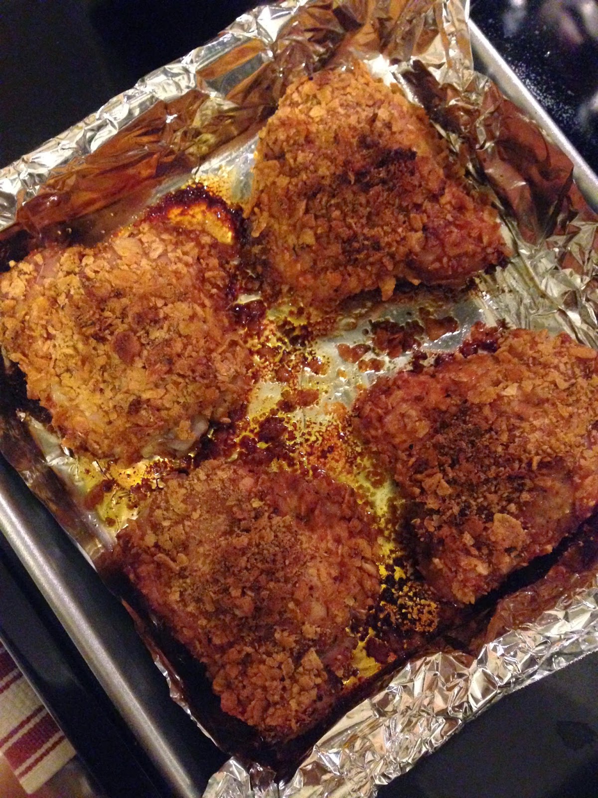 Chicken & Crumbs Oven Baked Cornflake Chicken