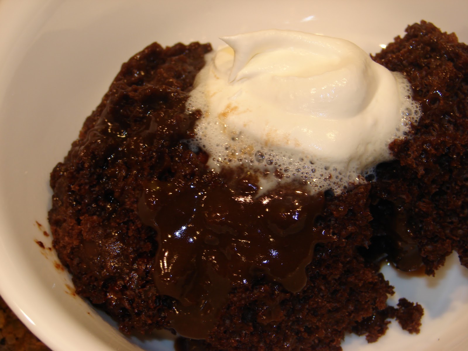 A Bear in the Kitchen Crockpot Chocolate Pudding Cake