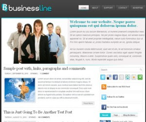 BusinessLine Blogger Template