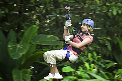 Canopy Zip Line at Rainforest Adventures Canopy Zip Line at Rainforest Adventures