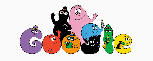 45th Anniversary of the publishing of Barbapapa Google Doodle 45th Anniversary of the publishing of Barbapapa Google Doodle