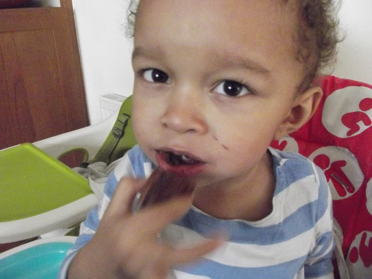 My  son orlando he loves his Brownie lol!!!