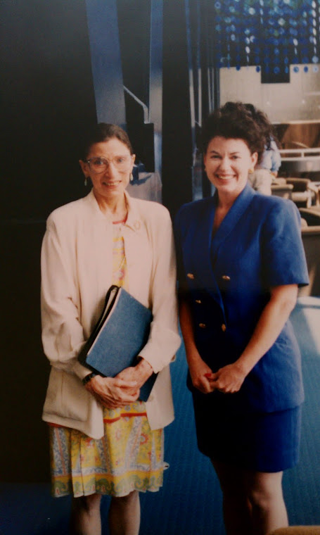 Attorney Beverly Byrd and U.S. Supreme Court Justice Ruth Bader Ginsburg