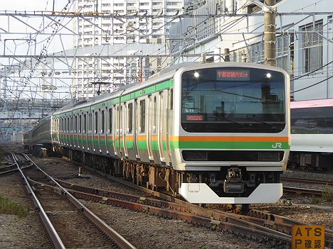 レール7 切符補充券珍行先 東海道線 東京経由 普通 上野東京ライン 宇都宮線内ラビット1 E231系