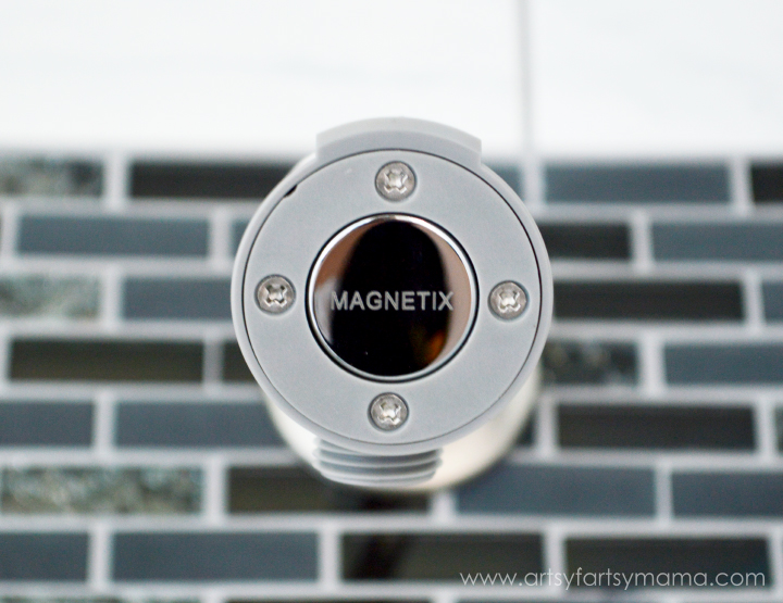 Moen Magnetix™ Handheld Shower at artsyfartsymama.com #Moen